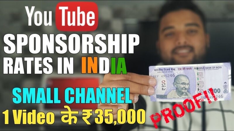 How to Get Sponsor Even With Small Youtube Channel in 2020 ( $500 for 1 Video With Proof ) in Hindi Tech Mirrors