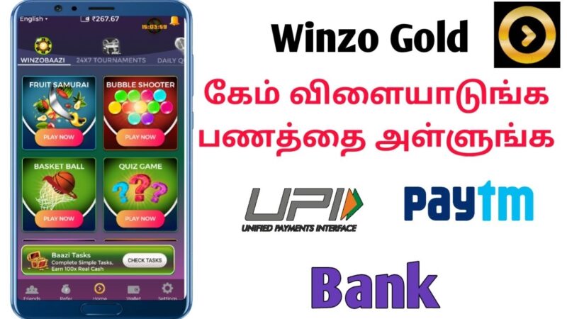Play Game Get Unlimited Money Winzo Gold New Update Per Refer ₹5 || Tamil Tech Mirrors