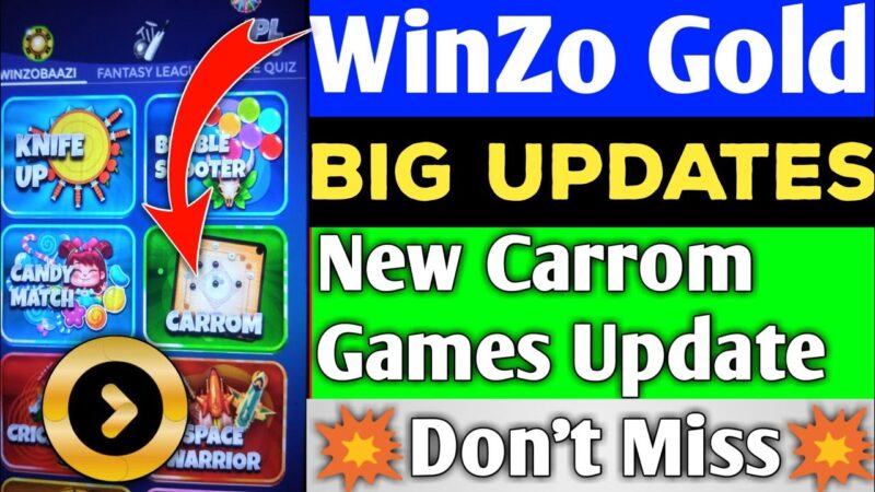 WinZo Gold Big Update New Carrom Games Update And New Tricks Update | TrickySK Tech Mirrors