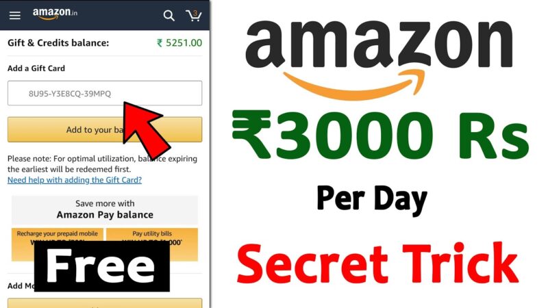 Free ₹3000 Rs Amazon Gift Card | How To Get Free Amazon Gift Card | Flipkart Gift Card Tech Mirrors