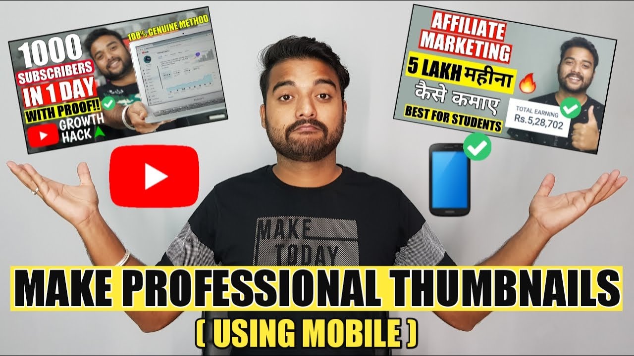 How To Make Professional Thumbnails For YouTube Videos 2021 | YouTube Thumbnail Kaise Banaye 🔥 Tech Mirrors