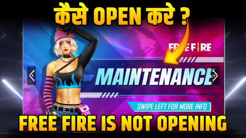 How To Open Free Fire Game | Free Fire Maintenance Problem Solve | Free Fire New OB25 Update Tech Mirrors