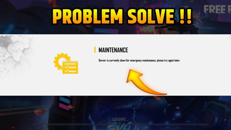 SERVER IS CURRENTLY DOWN FOR EMERGENCY MAINTENANCE PLEASE TRY AGAIN LATER AFTER UPDATE FREE FIRE Tech Mirrors