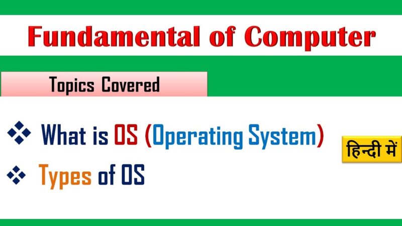 What is Operating System in hindi |Types of Operating system in hindi – Tech Mirrors