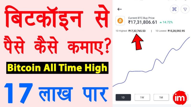 Bitcoin crossed its all time high, 17 lakh – bitcoin se paise kaise kamaye | Bitcoin in Hindi 2021 Tech Mirrors
