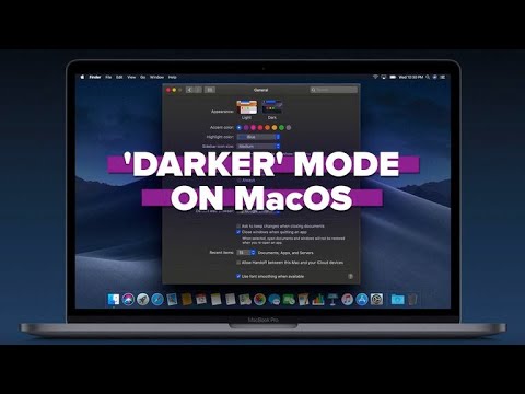 How to set Dark and even 'Darker' Mode on MacOS Tech Mirrors