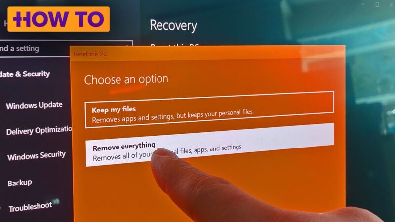 Reset your Windows 10 PC and make it like new again Tech Mirrors