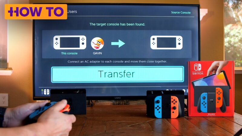 How to transfer User data to a new Nintendo Switch OLED Tech Mirrors