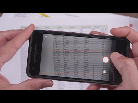 Use your phone's camera to create an Excel spreadsheet Tech Mirrors
