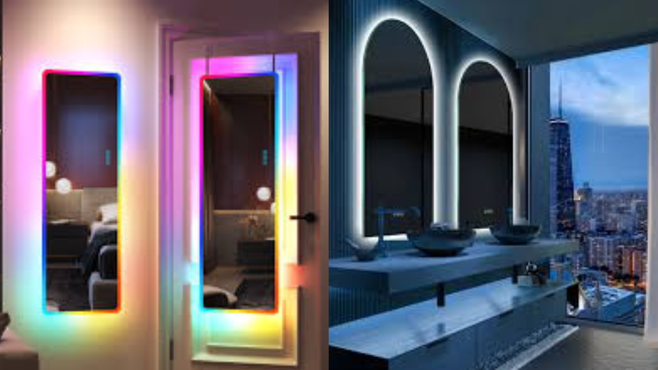 mirror with led